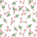 Candy Canes & Ribbons Stock Design Holiday Tissue Paper (A)